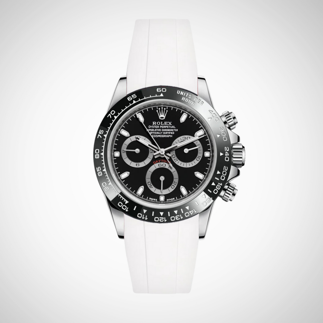 FKM Rubber Curved Strap for Rolex Daytona