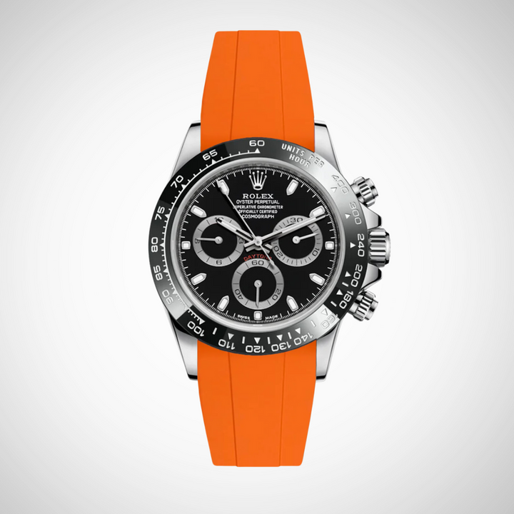 FKM Rubber Curved Strap for Rolex Daytona