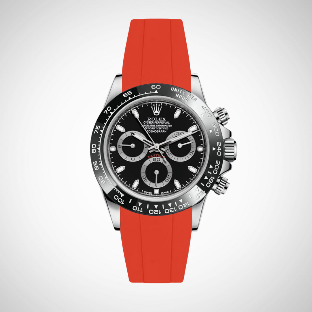 FKM Rubber Curved Strap for Rolex Daytona