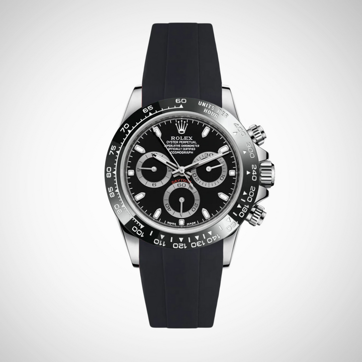 FKM Rubber Curved Strap for Rolex Daytona