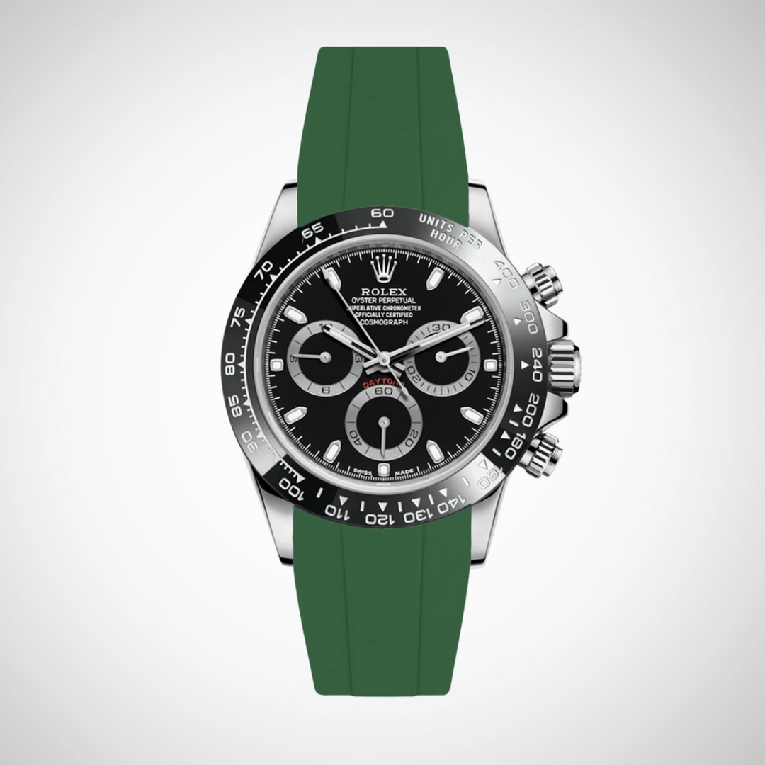 FKM Rubber Curved Strap for Rolex Daytona